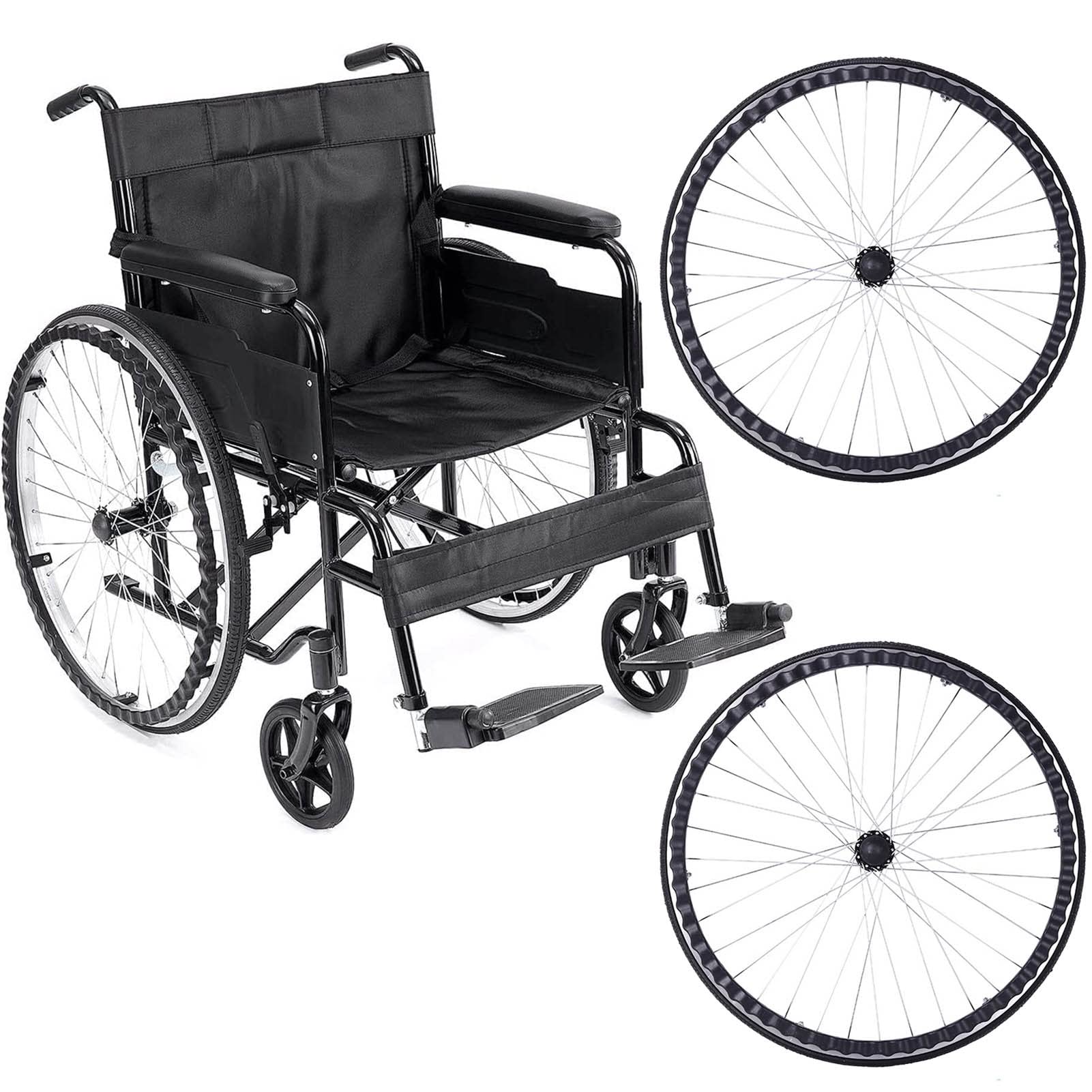 Amazon.co.jp: 22インチ手動め車椅子後輪, 車椅子ホイール交換